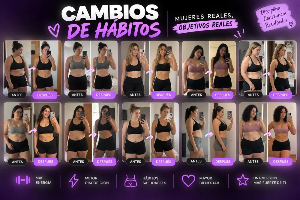 Imagen de prueba social con mujeres y cambios de hábitos